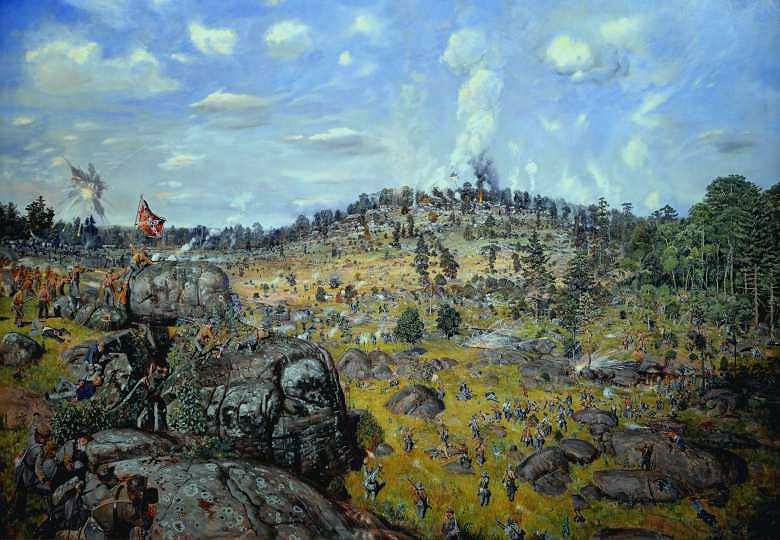 View from Summit of Little Round Top New Civil War Photo Gettysburg 6 Sizes! 
